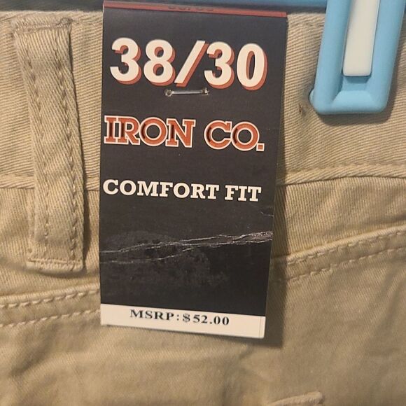 38/32 Men's Tan Iron Co. Comfort Fit Jean NWT - Picture 2 of 13